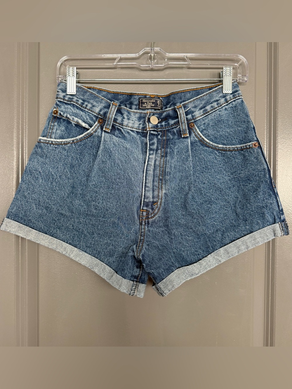 Abercrombie & Fitch Annie High Rise Shorts Size 25/0